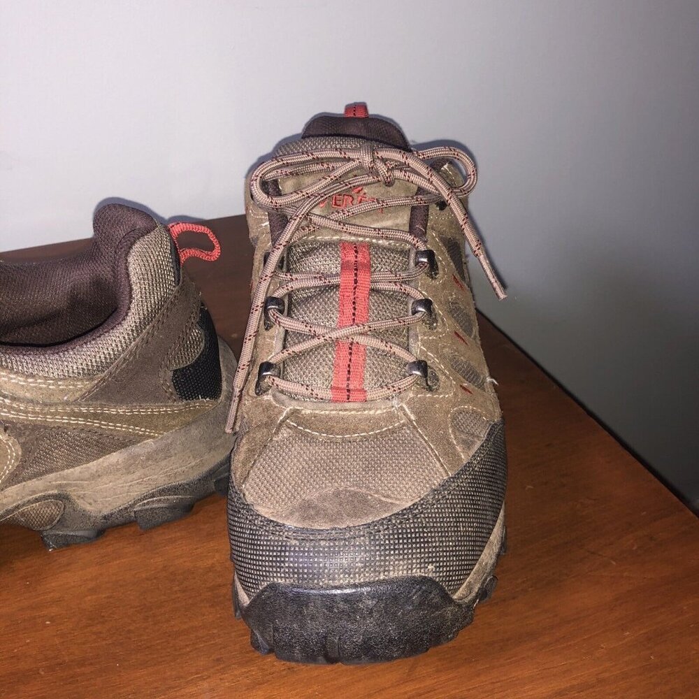 EVEREST Mens Leather Brown Hiking Boots Size 12 Ankle Utility‎ Outdoors - Picture 7 of 13